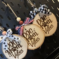 Wood Bag Charms/mirror Hanger