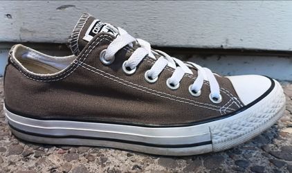 Converse Unisex # 5 Chuck Taylor All-Star Canvas Shoes Size 5J794 Low Gray M-5/ W-7