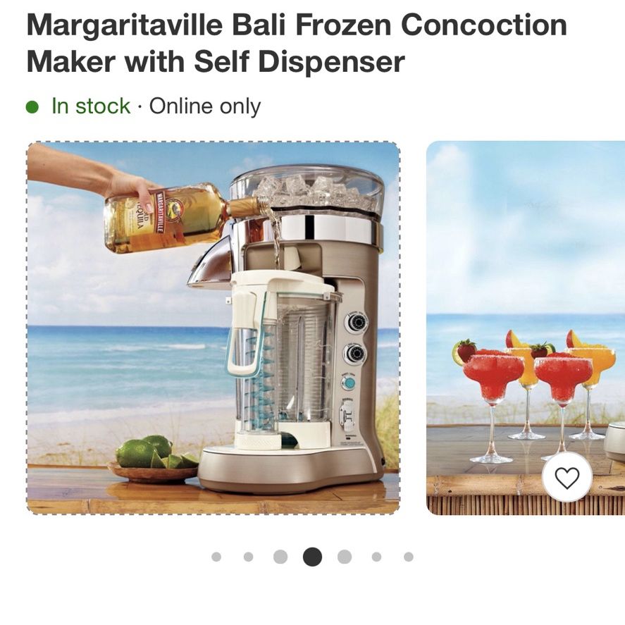 Margaritaville Bali Frozen Concoction Maker with Self-Dispenser & Bag
