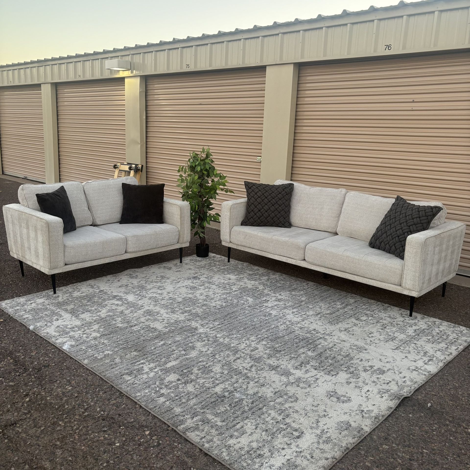 Ashley Hazela Sofa + Loveseat Set - Delivery