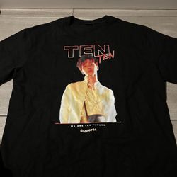 Super M ten kpop tshirt size free (one size fits most ) as is condition