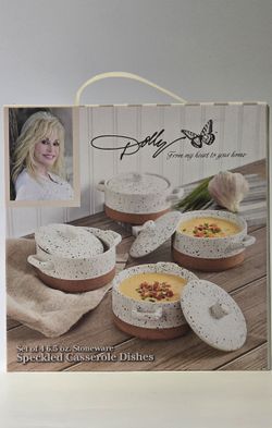 Dolly Parton set of four Casserole