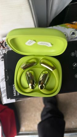 40-hour open-ear Bluetooth headphones, 400mAh charging case, open-ear wireless headphones, stable Bluetooth 6.0 connection, dual music and play modes