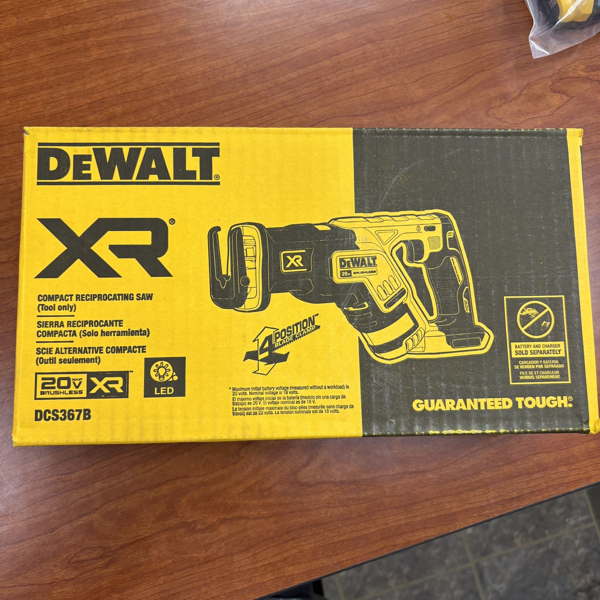 Dewalt New Saw Zall XR Brushless 