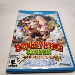 Donkey Kong Country Tropical Freeze, Nintendo Wii U, COMPLETE TESTED