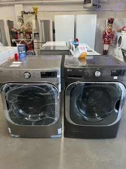 LG washer and gas dryer