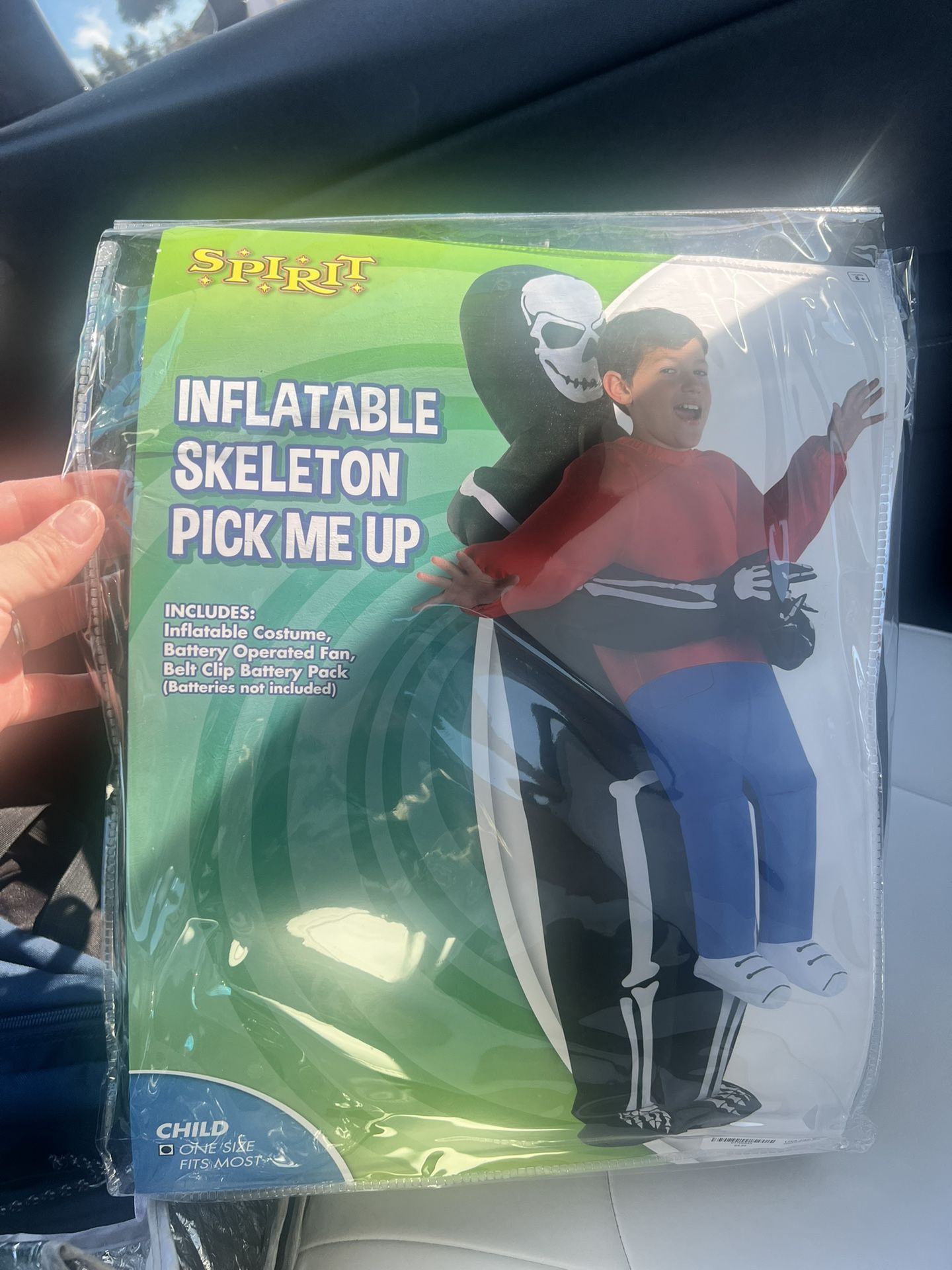 Inflatable Skeleton Costume
