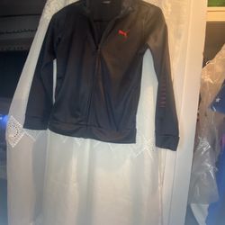 Puma Black Jacket Size 8 