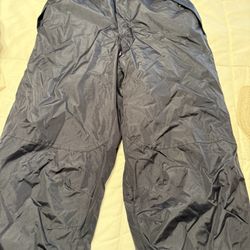 Snow Pants London Fog Size 10-12 Dark Navy Blue