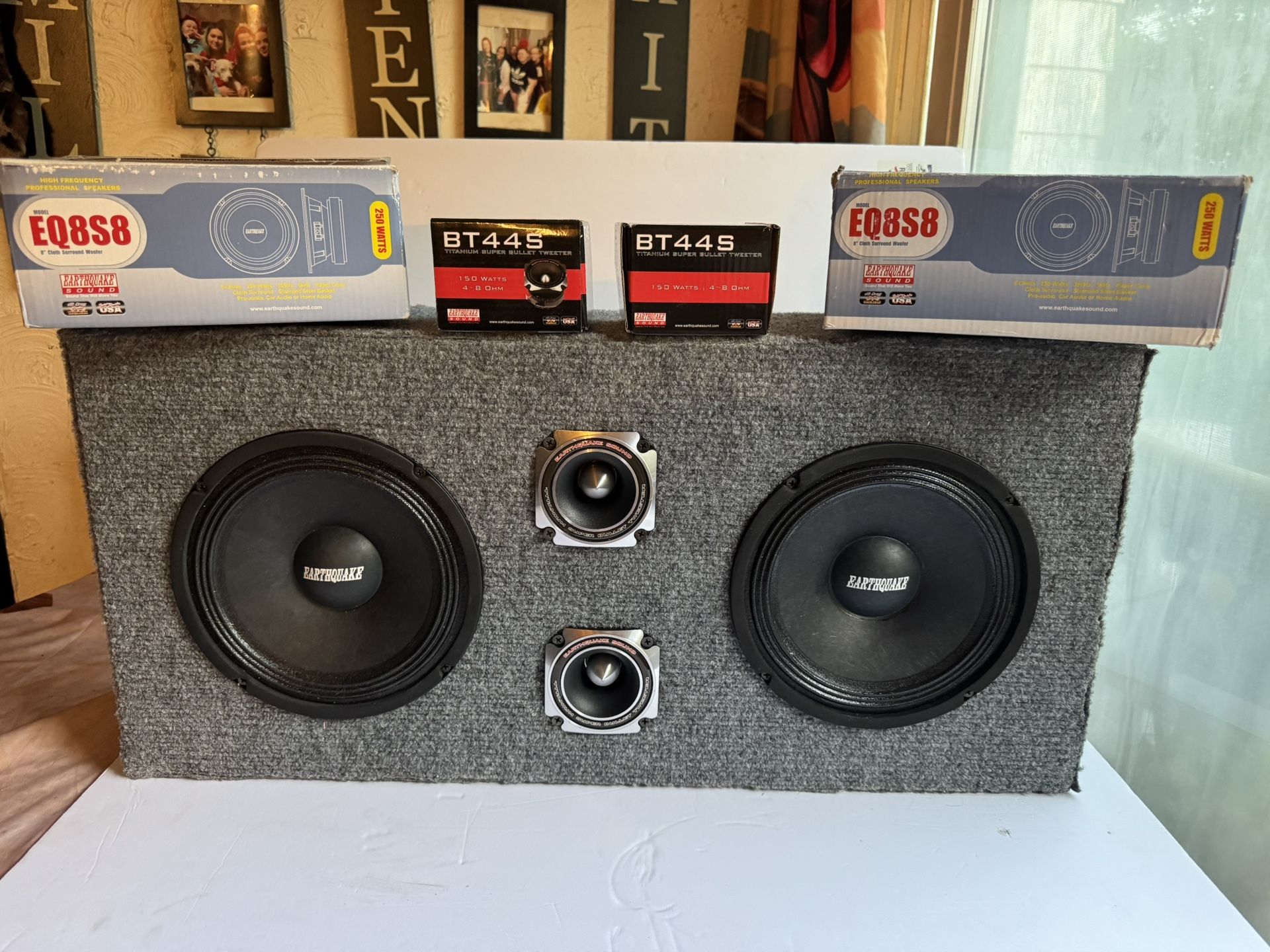 8"Earthquake Midrange Chuchero box sounds amaxing