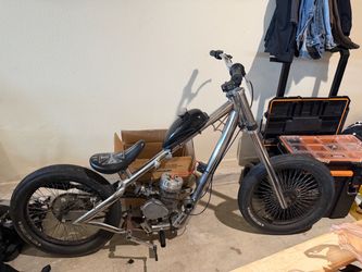 West Coast Choppers CFL Chopper Motorized 80cc Bicycle + Extra WCC Parts