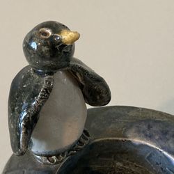 Pair Penguin Tea  Light Candle Holders