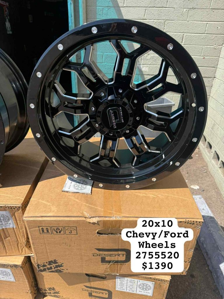Used Rims 20x10 20X10 Wheels And Tires 275 55 20 for Sale in Phoenix, AZ - OfferUp