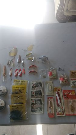 Fishing lures/tackle.