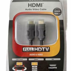 BELKIN HDMI 6FT AUDIO VIDEO CABLE AM22302-06  1080P HDMI 1.3 – FULL HD TV,NEW