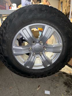 Ford f-150 stock rims with tires size 255/65/R17