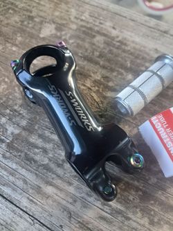 Specialized S-Works SL Stem Expander Plug 31.8mm 80mm 12 Deg Oil Slick Bolts