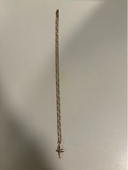 14k Gold Chain W Pendant