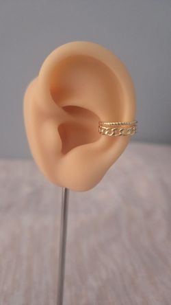 Ear cuff gold plated Brass
