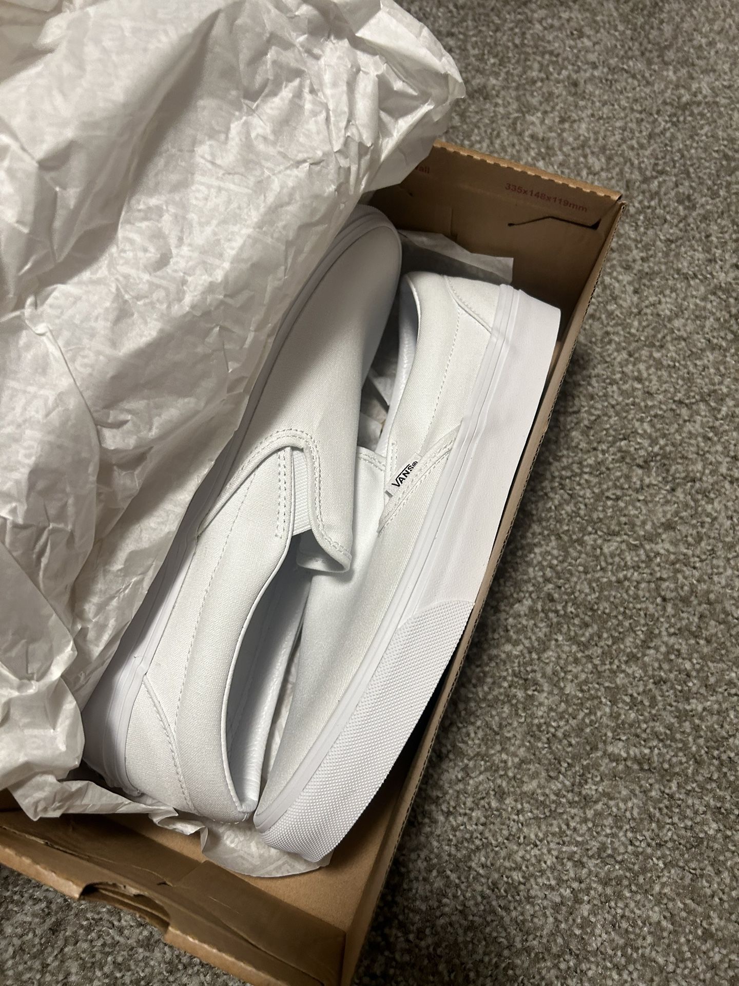 White Vans 9 1/2