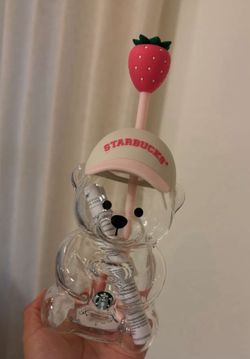 Teddy bear Starbucks cup