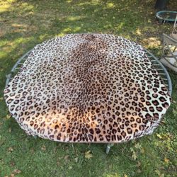 Solaron Weighted Leopard Korean Mink Faux Fir Blanket.  Soft Fleece