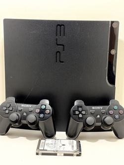 PS3 with 500g hard drive and two original controllers