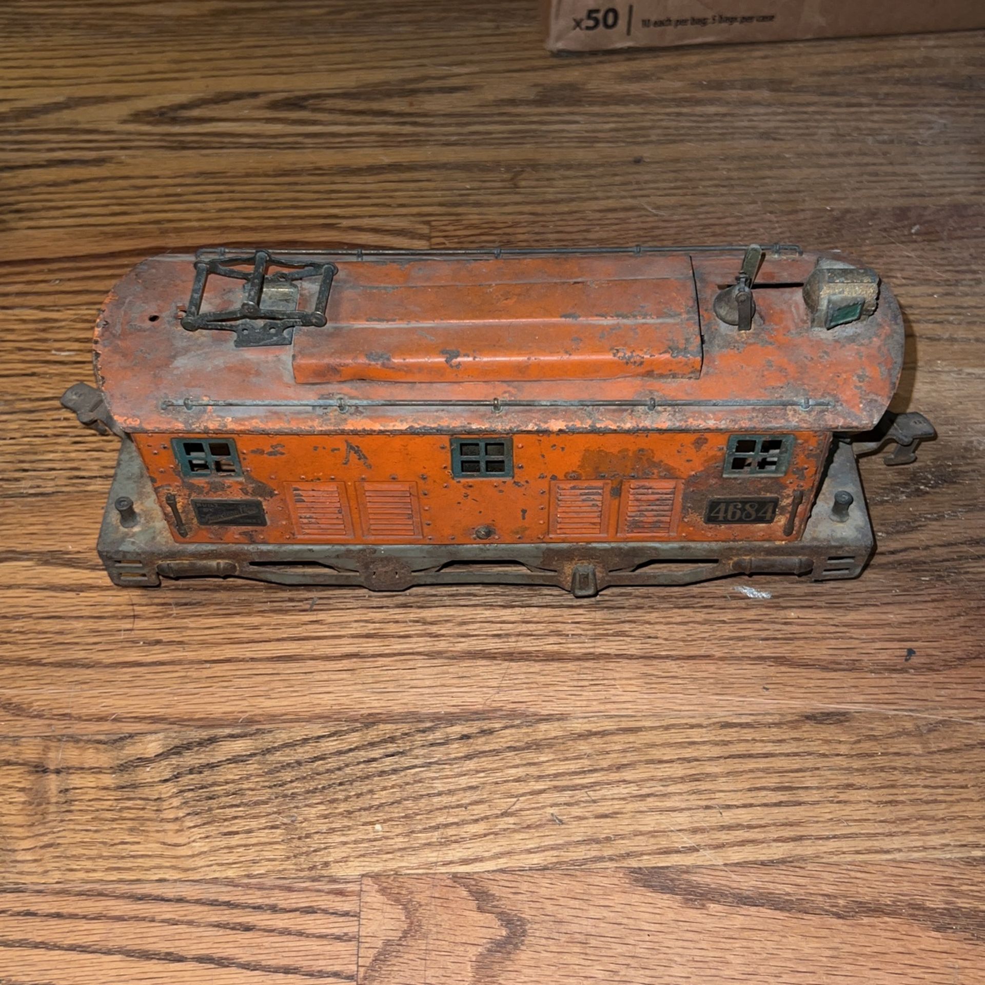 Prewar AMERICAN FLYER No. 3112 Electric Box Cab LOCOMOTIVE O Gauge – NEEDS WORK