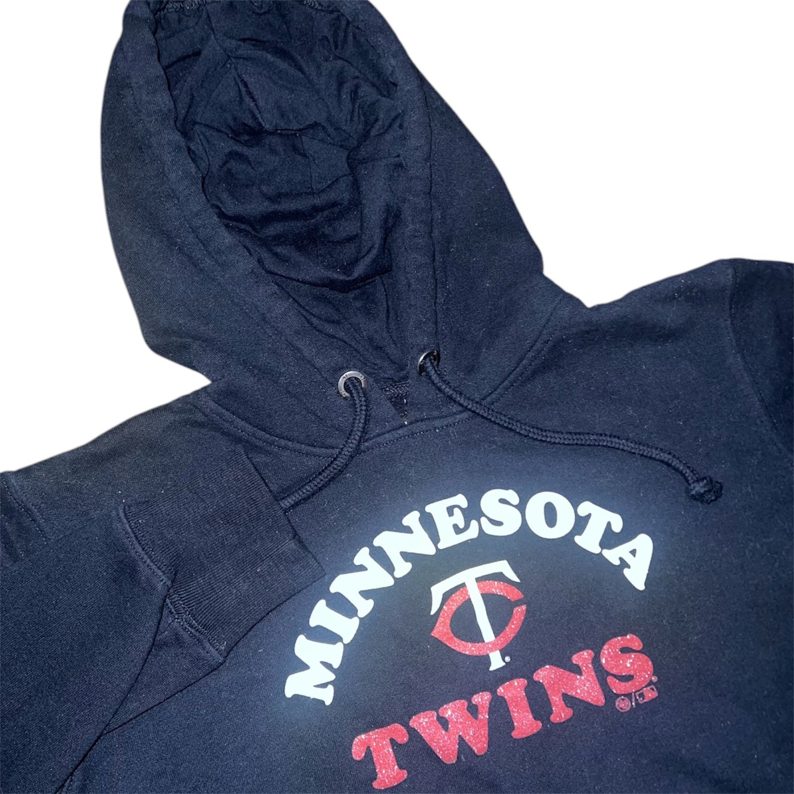 47 Brand Women’s Minnesota Twins Hoodie Black Size Large MLB Baseball Fan