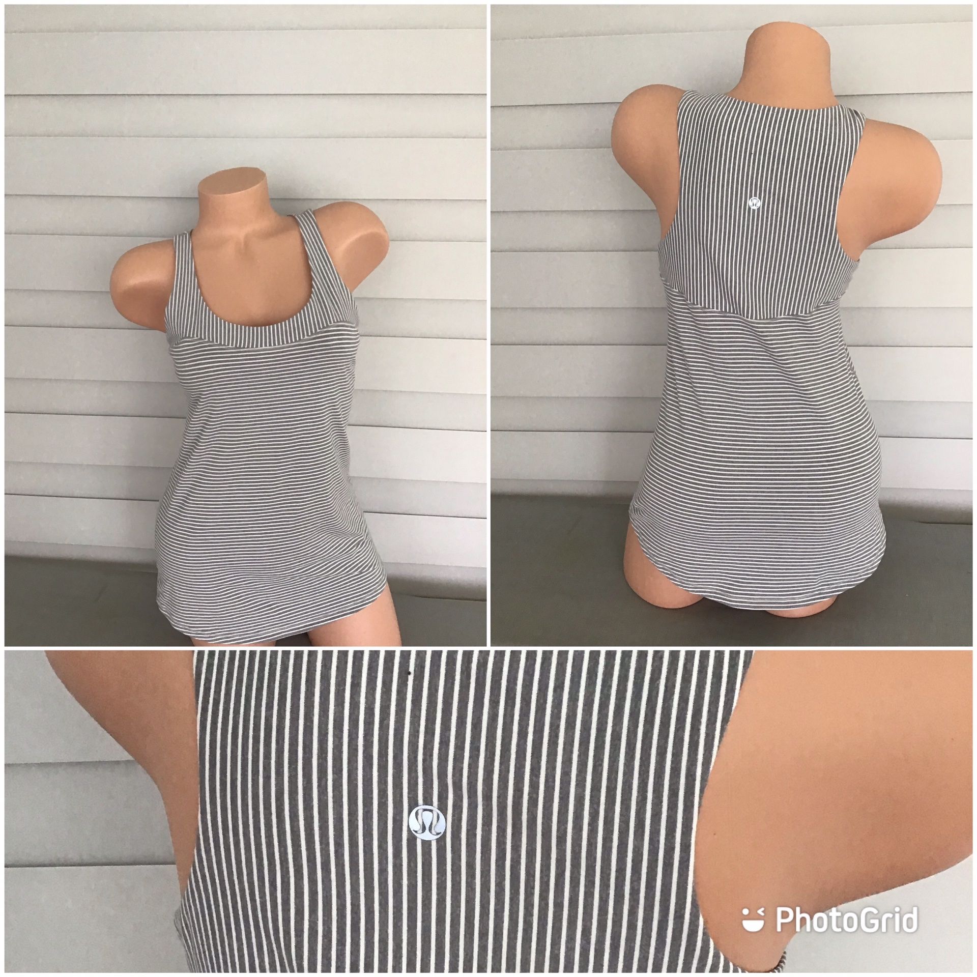 Lululemon stripe tunic top - excellent condition