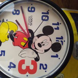 Vintage Mickey Mouse Clock 