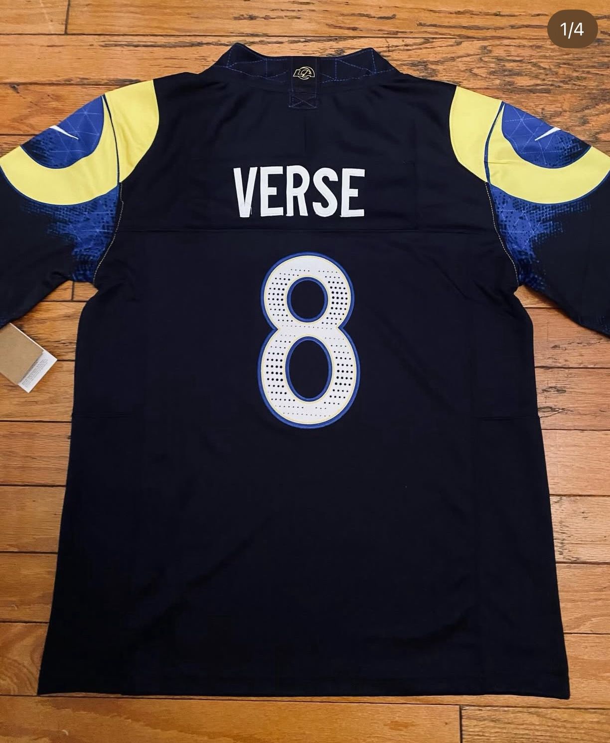 Black Or Blue Los Angeles Rams Jared verse #8 jersey Also Have Adam’s Nacua And Stafford