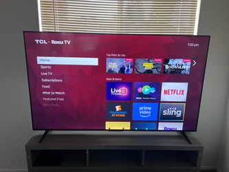 65” TCL Roku TV