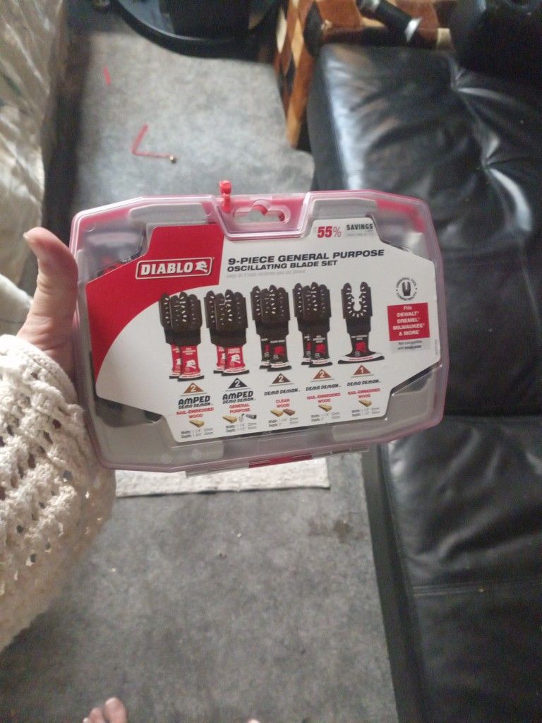 Diablo 9 Piece Oscillating Blade Set