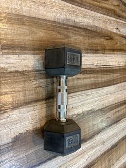 15 lb Hex Dumbbell – Like New