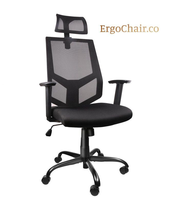 Fancy Ergonomic Office Computer Mesh Chair with Neck Support