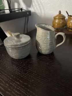 Sugar And Cream Dish
