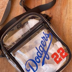 Dodgers Clear Stadium Bag (Any Team) Customized