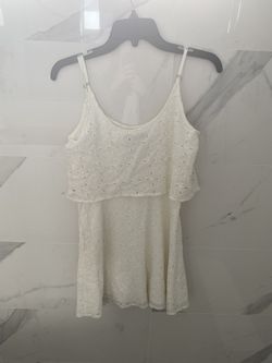 Abercrombie White Summer Dress Size Small