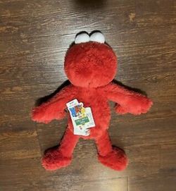 KAWS x Uniqlo x Sesame Street Elmo Plush Doll, New With Tags