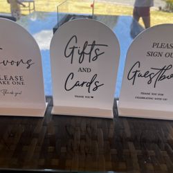 Picture Frames nd Table Signs 