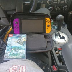 Nintendo Switch Console And New Zelda Tears Of The Kingdom...
