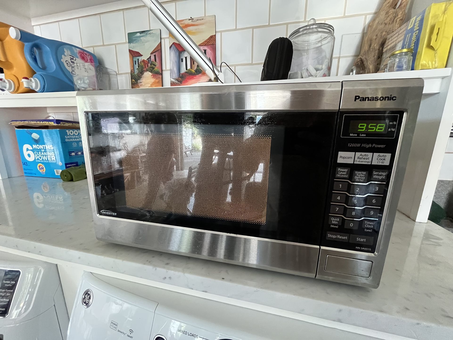 ( Feel Free To Offer )Panasonic NN-SN752S Stainless Steel 1.6 Cubic Foot Microwave Oven