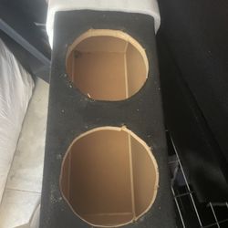 32HZ Dual 6.5” Sub Box Speaker Box Car Audio