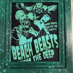 OLD SCHOOL HORROR CUSTOM MATTED PRINT