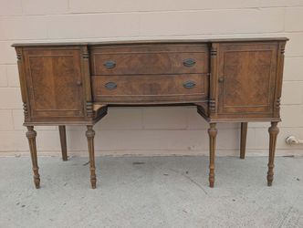 Antique Walnut Buffet Sideboard