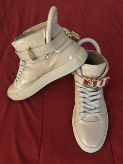 Mens Cream Buscemi Luxury Shoes