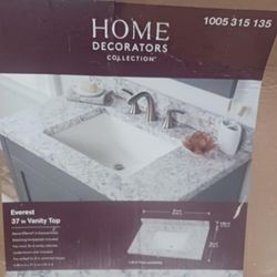 37 Inch Vanity Counter Top With Sink 