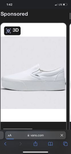 Brand New White Vans