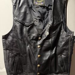 Hadley Davidson Leather Vest